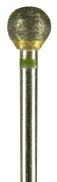 Coarse Green Ring Fully-Sintered Diamond Burs